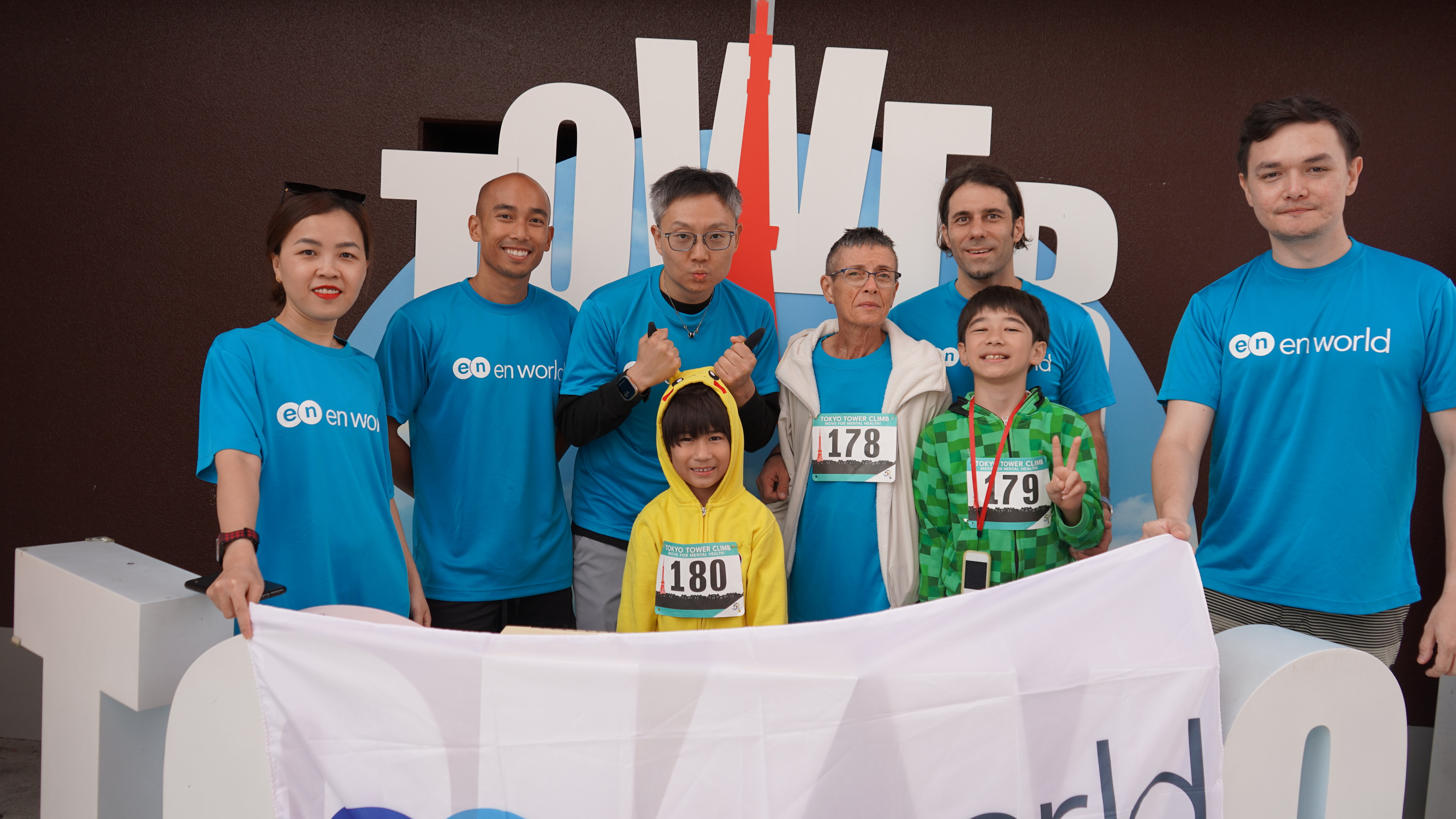 TELL Tokyo Tower Climb Mental Health 2023