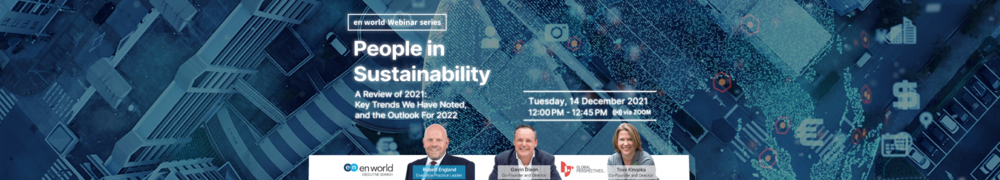 People in Sustainability – A Review of Key Trends in 2021 and the Outlook for 2022 · en world